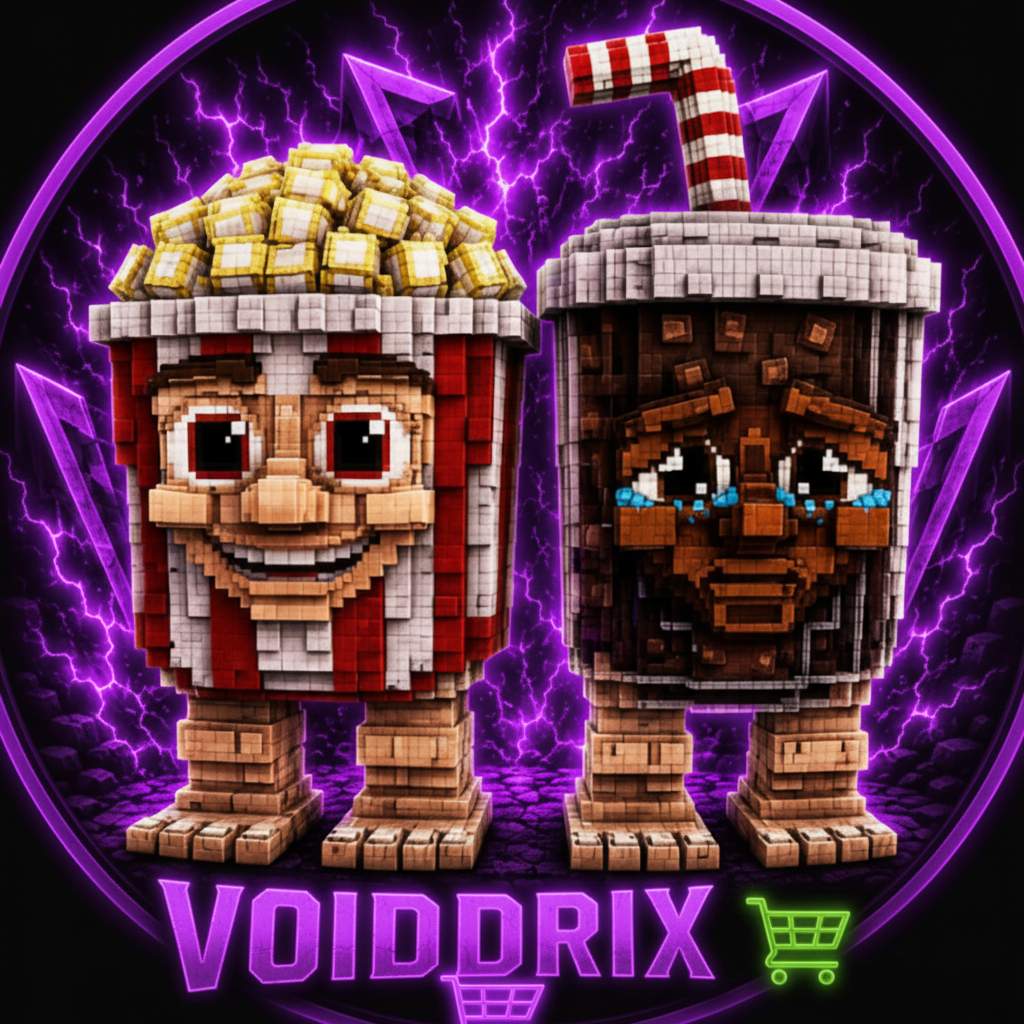 Popcuru and Fizzuru purple VOIDDRIX