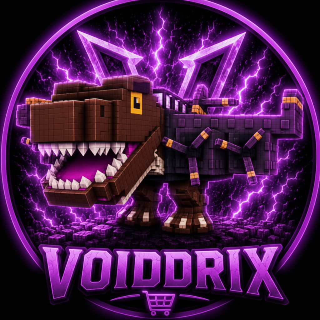 Nuclearo Dinossauro purple VOIDDRIX
