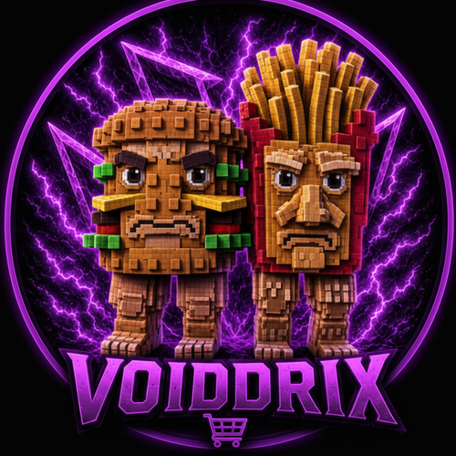 burger and fryuoru purple VOIDDRIX